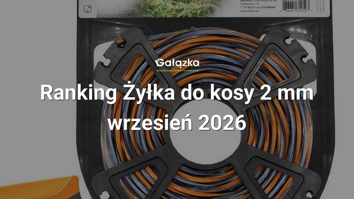 Ranking Żyłka do kosy 2 mm - wrzesień 2026 w Gałązka24.pl. Zdjęcie produktu: Żyłka Carbon CF3 Pro 2,0 mm 45 m 3K do podkaszarki zapewnia precyzyjne i wytrzymałe cięcie trawy | 0000-930-4318