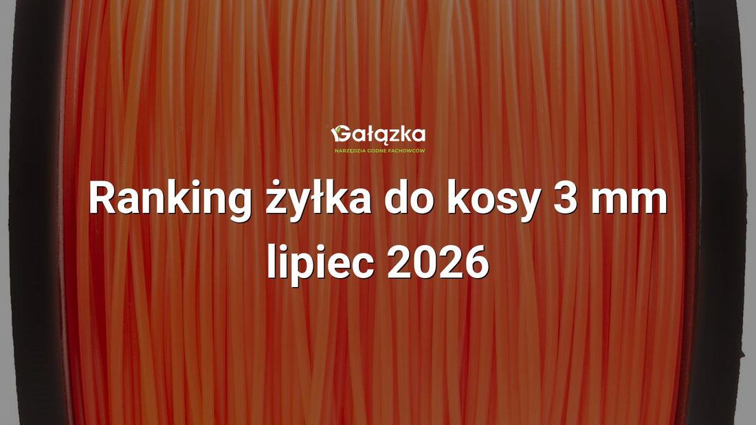 Ranking żyłka do kosy 3 mm - lipiec 2026 w Gałązka24.pl. Zdjęcie produktu: Żyłka do kos. okrągła szpula 3,0mm 168m | C3637