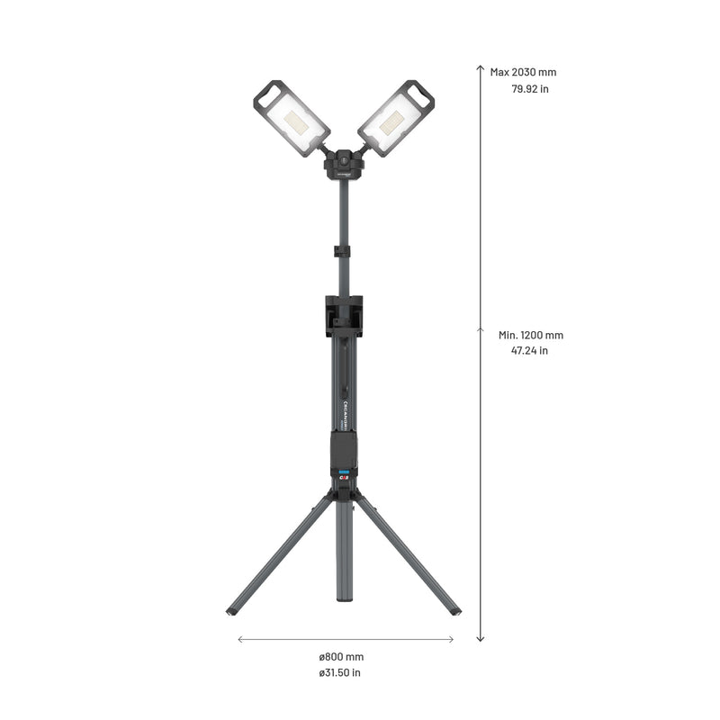 Lampa ze statywem TOWER 8 CONNECT 8000lm | 03.6107C