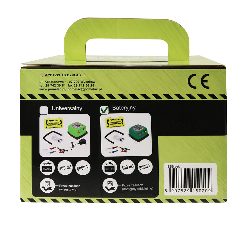 Elektryzator pastuch EBS-872/M 0,4J akumulatorowy 12V | 101-020-010