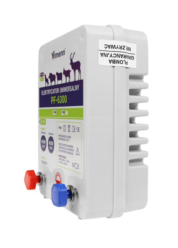 ELEKTRYZATOR PASTUCH ELEKTRYCZNY UNIWERSALNY 230V 12V | PF-6300