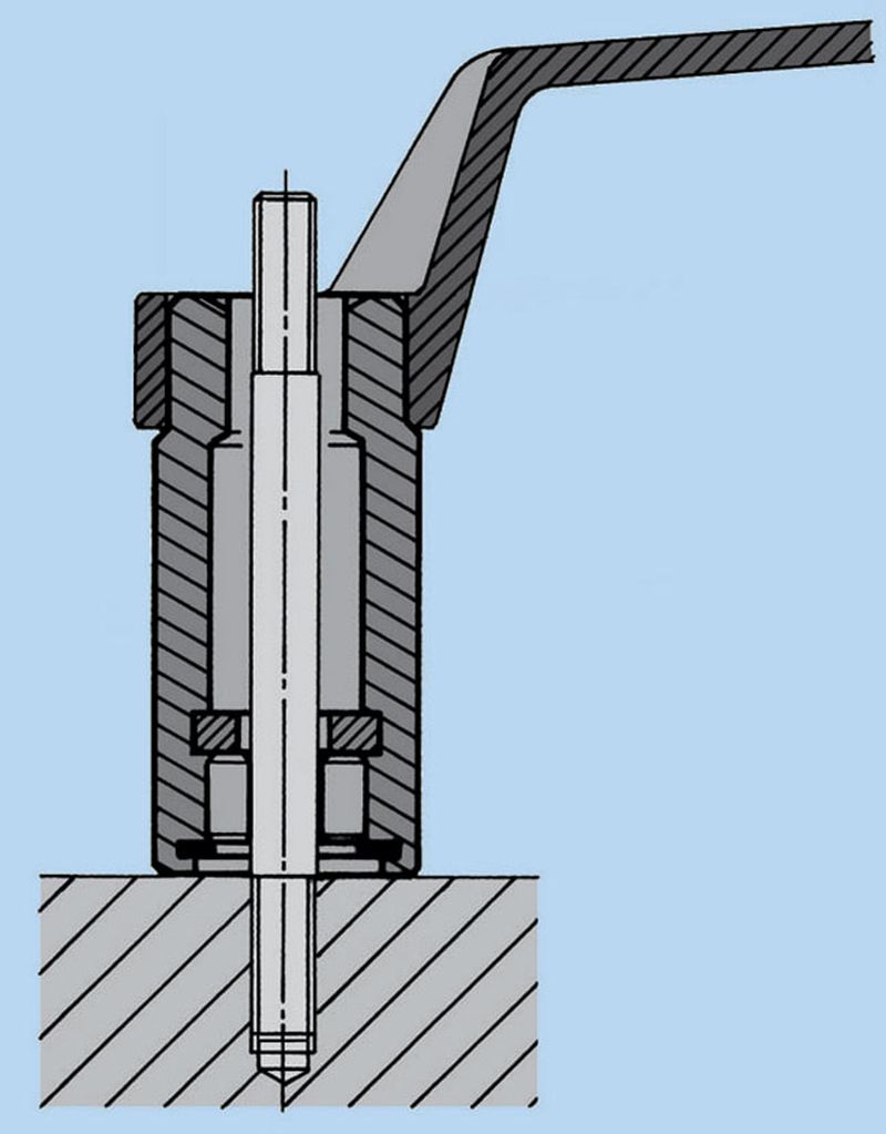 Wykrętak rolkowy do szpilek M9 | 1433/9