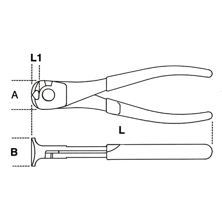 Szczypce tnące czołowe 160mm w izolacji 1000V | 1088MQ/160 - Centrum Techniczne Gałązka