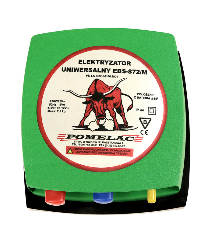 Elektryzator pastuch EBS-872/M 0,4J akumulatorowy 12V | 101-020-010