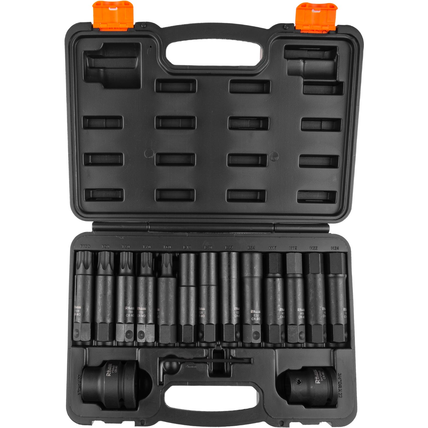 Zestaw nasadek torx imbus udarowych 3/4" - 1" 16 elem. | C4035 - Centrum Techniczne Gałązka