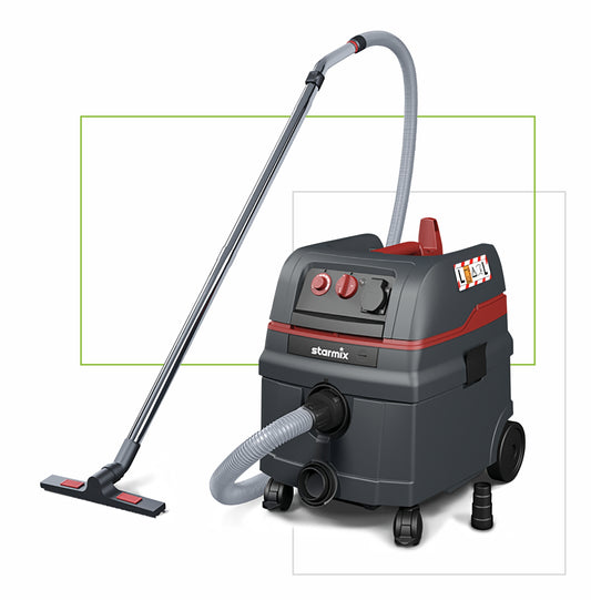 Odkurzacz przemysłowy automatyczne oczyszczanie filtrów 25L gniazdo ISC L-1625 Top | SX018577