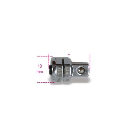 Uchwyt przejściowy z blokadą nasadek 1/4" - na klucz oczkowy 10mm | 123Q1/4
