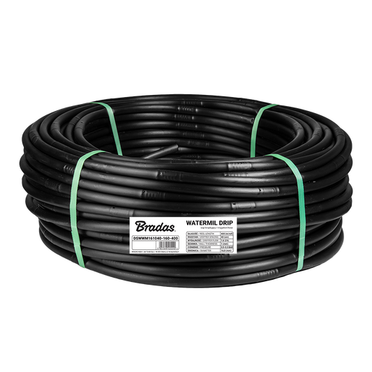 Wąż kroplujący 16 / 1,0mm / 33cm / 1,6l/h / 400m WATERMIL DRIP | DSWWM161033-160-400 - Centrum Techniczne Gałązka