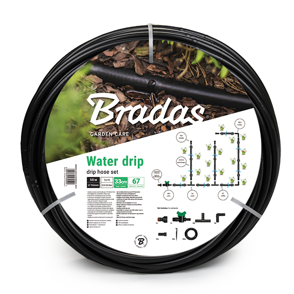 Zestaw z wężem kroplującym WATER DRIP - 50m | DSWWM50-SET1 - Centrum Techniczne Gałązka
