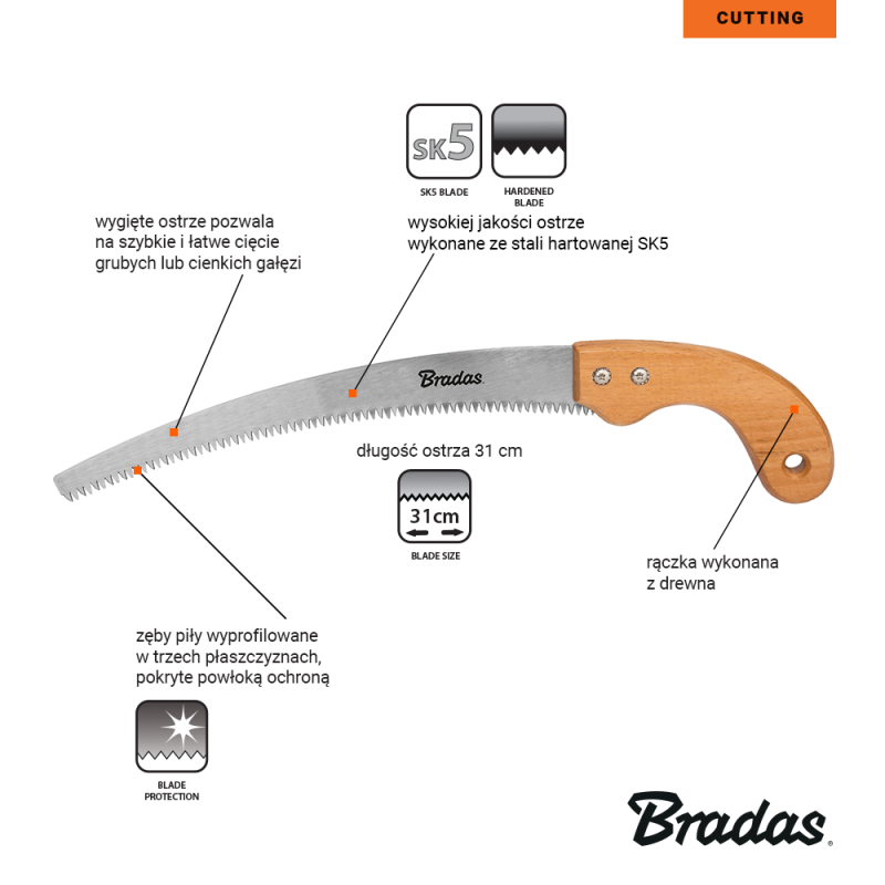 Piła V-SERIES-P WOOD - ostrze 310mm | KT-V1401