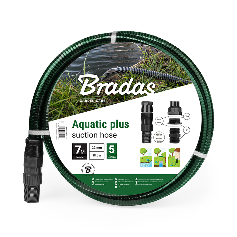 AQUATIC PLUS Zestaw ssawno-tłoczny 4m - CZARNY | SATP2204/BK-SET - Centrum Techniczne Gałązka