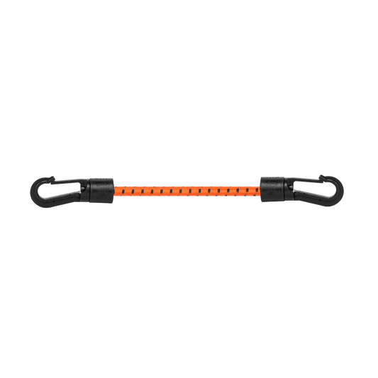 BUNGEE CORD LOCK HOOK guma elastyczna 0,6x20cm, hak-PVC, orange - (25szt.) etykieta | BCH6-06020OR-E - Centrum Techniczne Gałązka