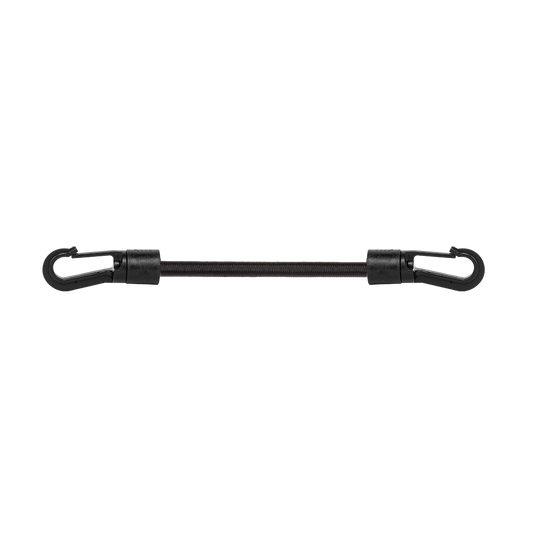 BUNGEE CORD LOCK HOOK guma elastyczna 0,6x60cm, hak-PVC, black - (25szt.) etykieta | BCH6-06060BC-E - Centrum Techniczne Gałązka