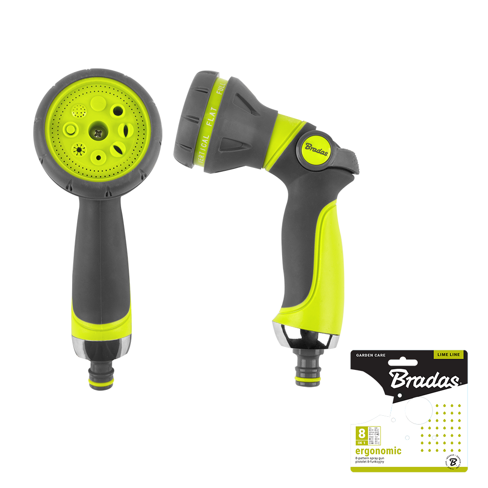 LIME LINE Pistolet 8-funkcyjny ERGONOMIC | LE-5114 - Centrum Techniczne Gałązka