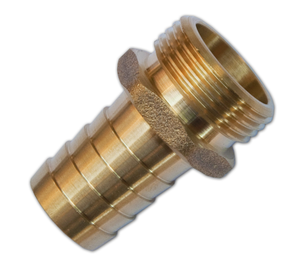 Nypel na wąż 13mm, GZ 1/2", na klucz MOSIĄDZ | GKI011213 - Centrum Techniczne Gałązka