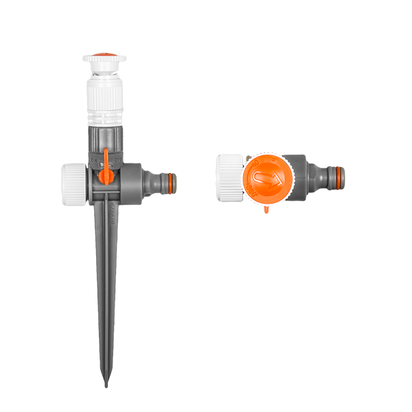 WHITE LINE Zraszacz regulowany 0-360° , z zaworem, na kolcu | WL-Z08 - Centrum Techniczne Gałązka