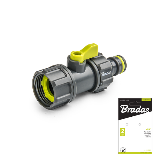 LIME LINE Przyłącze 3/4" z zaworem | LE-02230K - Centrum Techniczne Gałązka