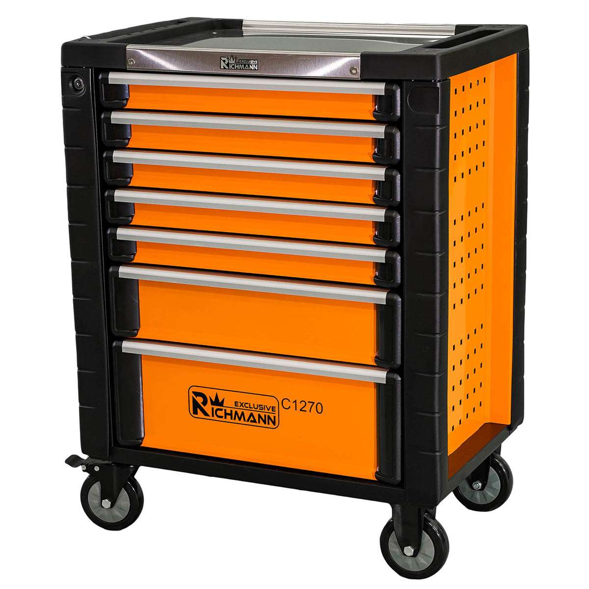 Wózek warsztatowy z wyposażeniem 268 elem. 7 szuflad | C1272 - Centrum Techniczne Gałązka