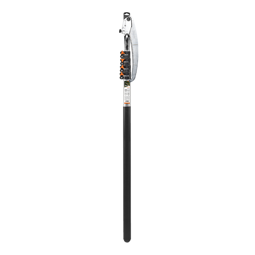 Piła teleskopowa z hakiem V-SERIES-P 0,97–3 m z ostrzem 320 mm, wygodna i wytrzymała do gałęzi | KT-V1501-097-300