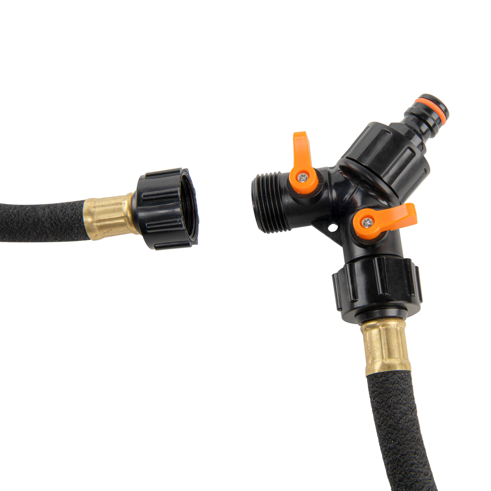 Pierścień nawadniający AQUA DROP 1/2" 1,5 m do równomiernego podlewania roślin w ogrodzie lub na tarasie | WADC1/215