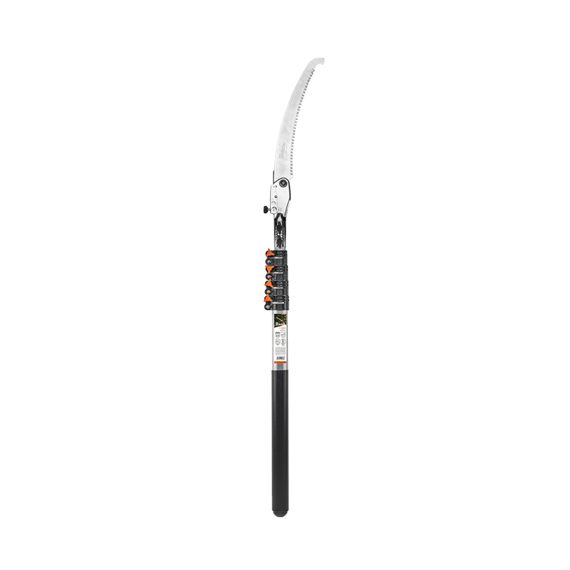 Piła z hakiem V-SERIES-P 0,87–2,5 m z ostrzem 320 mm, teleskopowa i wygodna do cięcia gałęzi | KT-V1501-087-250