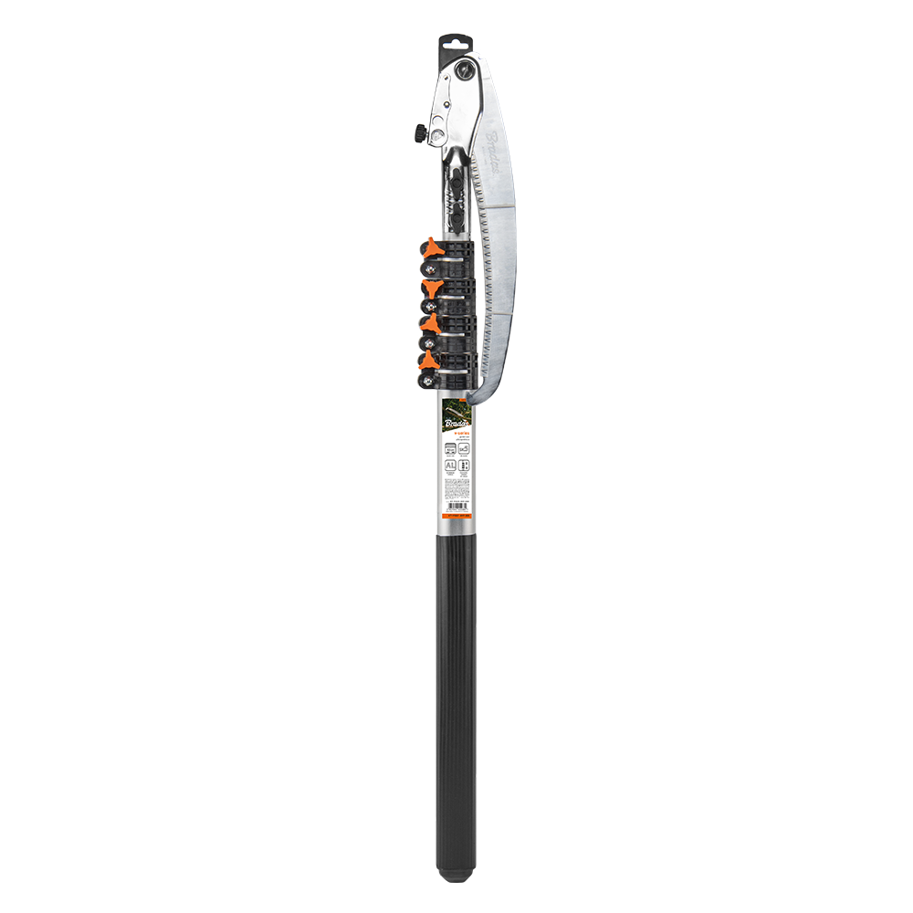 Piła z hakiem V-SERIES-P 0,87–2,5 m z ostrzem 320 mm, teleskopowa i wygodna do cięcia gałęzi | KT-V1501-087-250