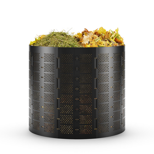 Kompostownik HDPE 0,9×3,35 m o średnicy 105 cm BOX do przechowywania i kompostowania odpadów organicznych w ogrodzie | TQ-K09105BOX