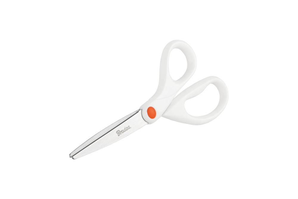 Nożyczki biurowe WHITE LINE OFFICE 19 cm uniwersalne do cięcia papieru i lekkich materiałów | DIY-SCWL201/190-B