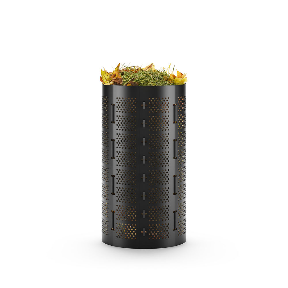 Kompostownik HDPE 0,9×1,6 m o średnicy 50 cm BOX do wygodnego przechowywania odpadów organicznych w ogrodzie | TQ-K09050BOX
