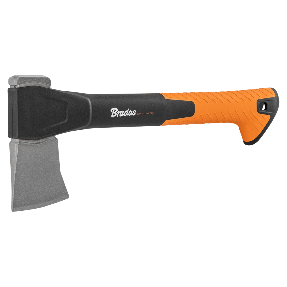 Siekiera uniwersalna NYLON PROFESSIONAL 740 g wytrzymała do rąbania drewna i prac ogrodowych | KT-SN1074