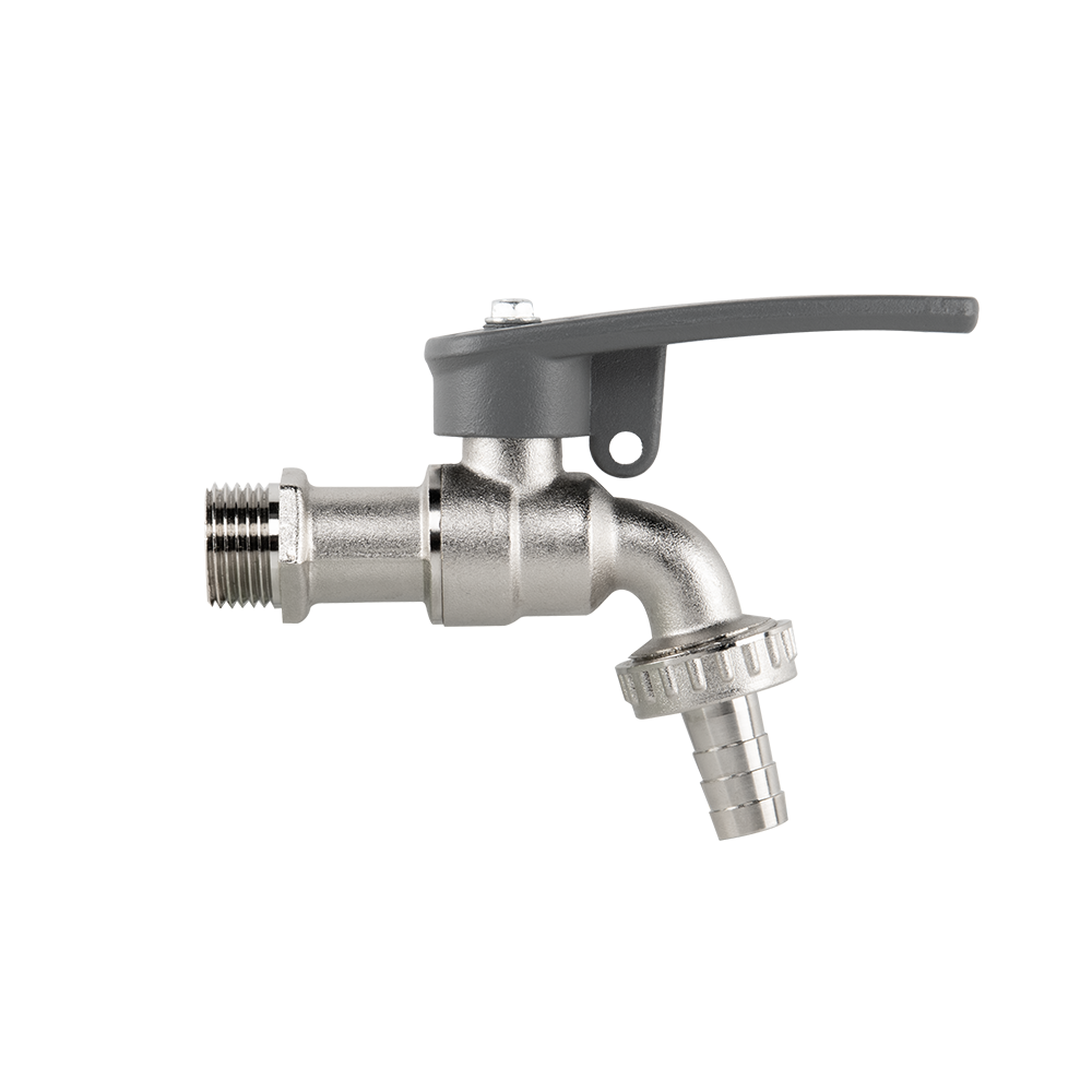 Kran z blokadą GZ 1/2" x GZ 3/4" do węża 13 mm, zestaw 2 sztuki, trwały i wygodny w użyciu | BR-KSS1234