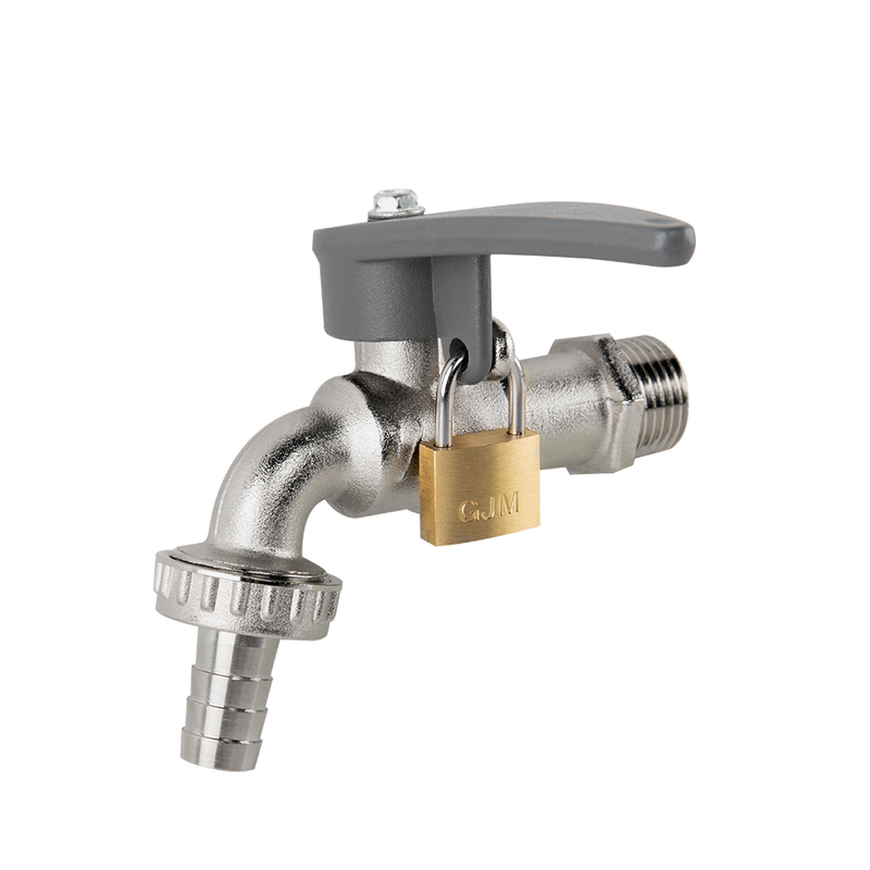 Kran z blokadą GZ 1/2" x GZ 3/4" do węża 13 mm, zestaw 2 sztuki, trwały i wygodny w użyciu | BR-KSS1234
