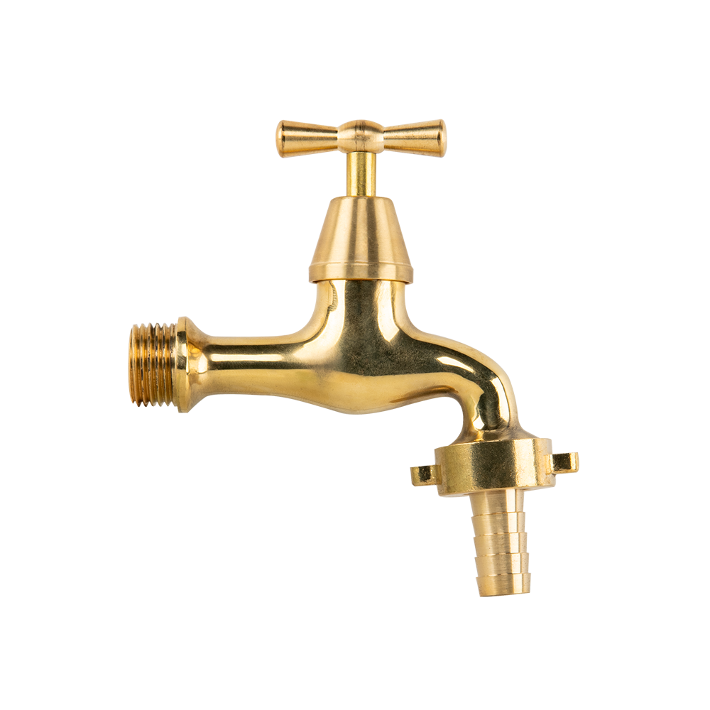 Kran ogrodowy GZ1/2 na GZ3/4 z przyłączem do węża 1/2 cala Taper Handle | GKK0TT123413