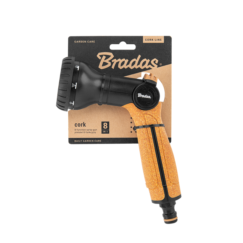 Pistolet ogrodowy 8-funkcyjny CORK LINE, wielofunkcyjny i wygodny w użyciu | CORK-1010