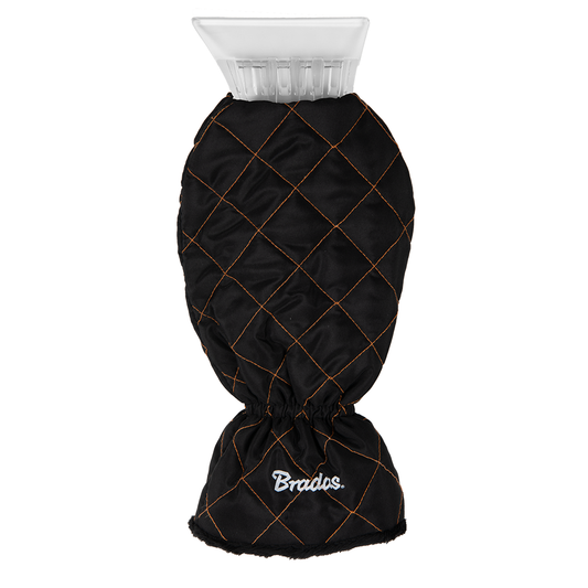 Skrobak do szyb z ocieplaczem w kolorze czarnym, wygodny i wytrzymały | ICE312/303GY