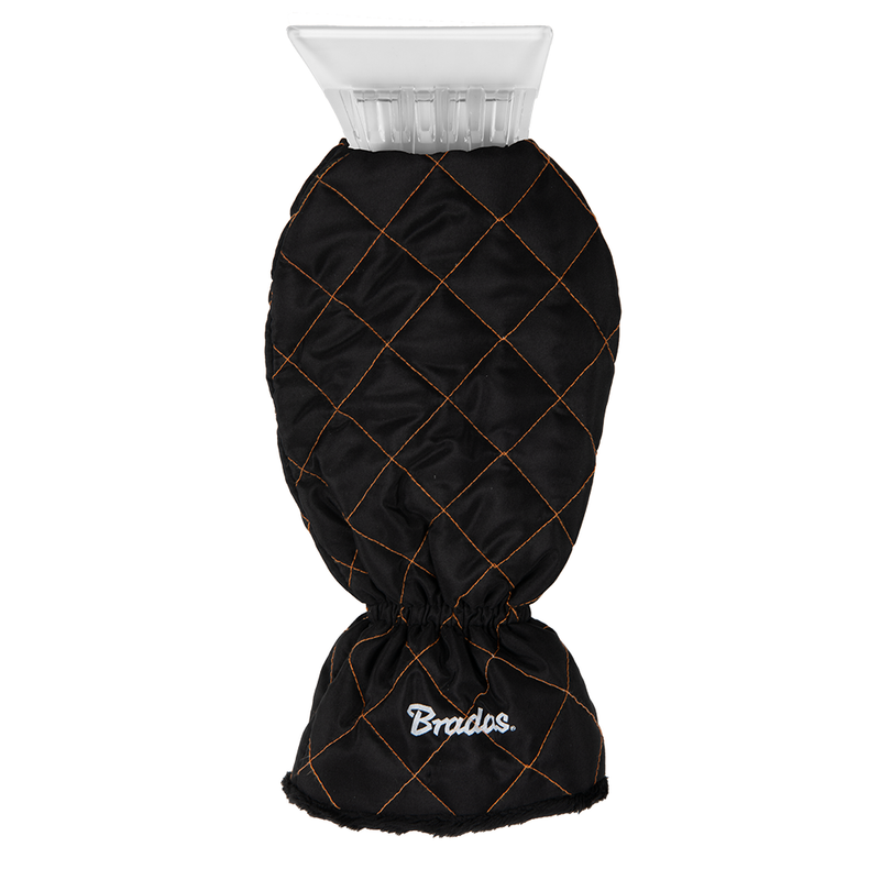 Skrobak do szyb z ocieplaczem w kolorze czarnym, wygodny i wytrzymały | ICE312/303GY