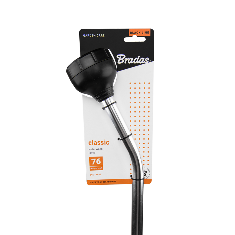 Lanca opryskowa metalowa 76 cm z zaworem i sitkiem BLACK LINE | ECO-4453