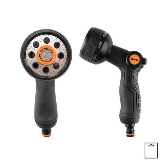 Pistolet 8‑funkcyjny SMOOTH CONTROL BLACK LINE do wygodnego i precyzyjnego podlewania ogrodu| ECO-2054