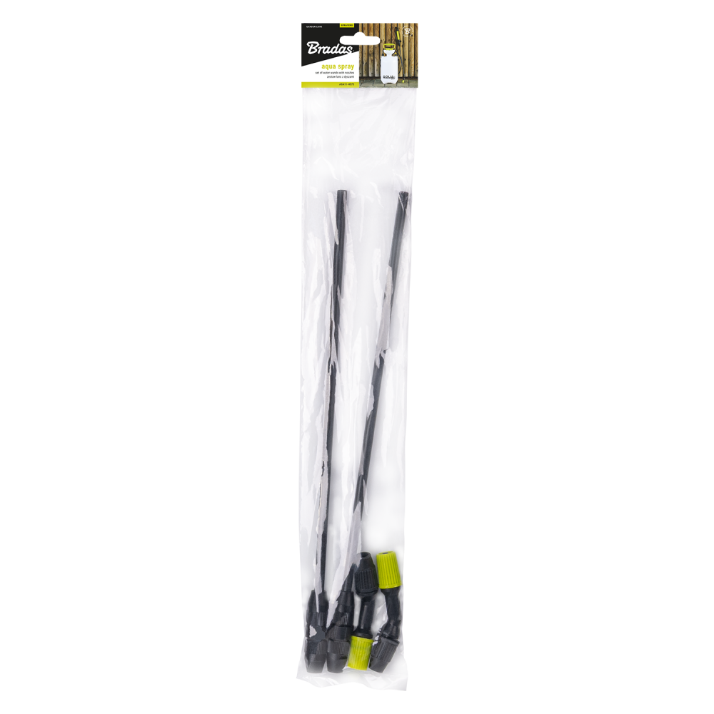 Zestaw 2 składanych lanc 40 cm z kompletem dysz do wygodnego opryskiwania i podlewania roślin | ASA11-4075