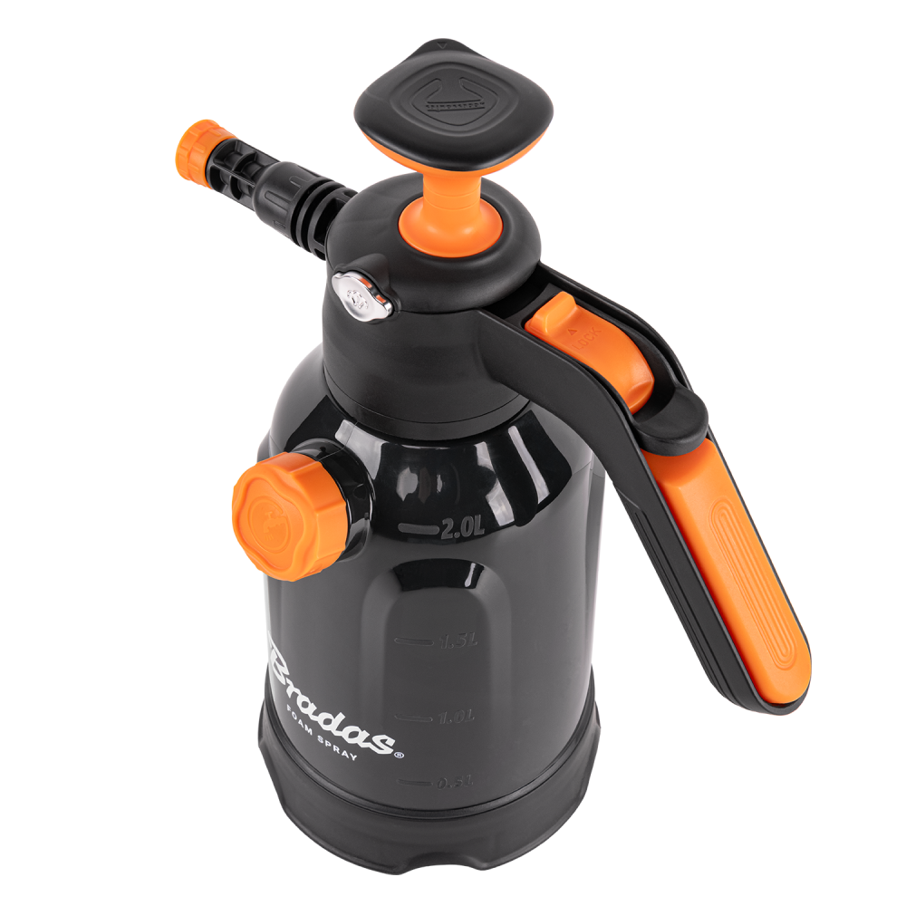 Opryskiwacz z pianownicą FOAM SPRAY 2 L z bocznym wlewem do efektywnego nanoszenia piany i ochrony roślin | AS0200F/SF