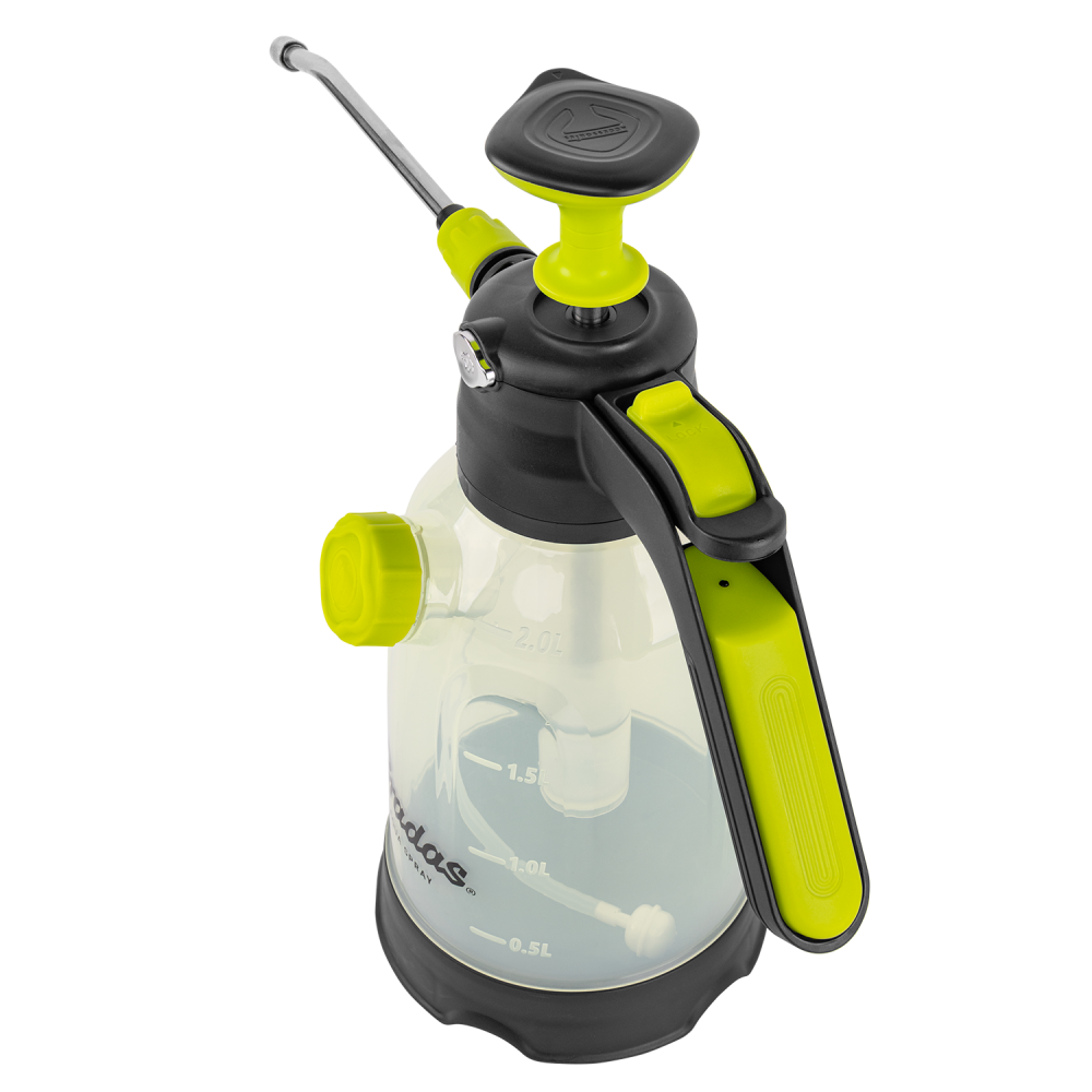 Opryskiwacz AQUA SPRAY CLEAR 2 L z bocznym wlewem do łatwego podlewania i ochrony roślin w ogrodzie | AS0200CL/SF