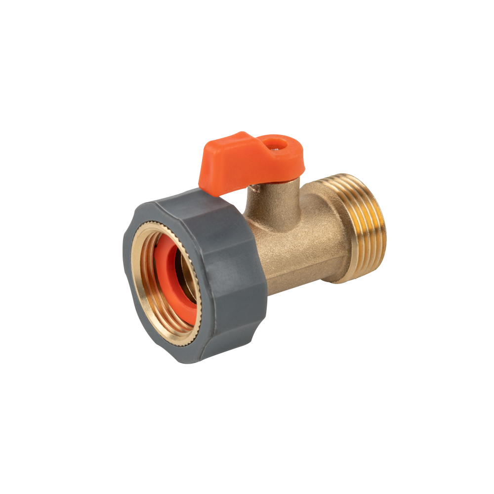 Przyłącze na kran GW 3/4" z zaworem i wyjściem GZ 3/4" SOFT, praktyczne i wytrzymałe | BR-S2232