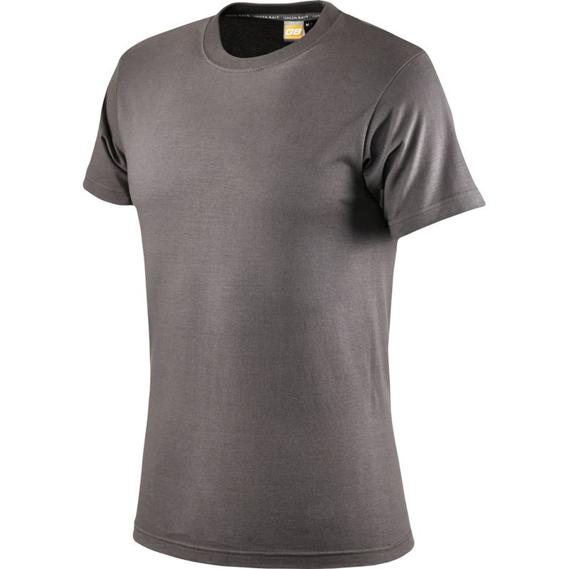 Koszulka T-shirt antracytowa S bawełniana klasyczna model 145 | 471002/S