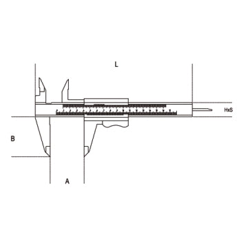 Suwmiarka uniwersalna 0-150mm dokładność 0,05mm | 1650/150 - Centrum Techniczne Gałązka