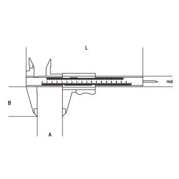 Suwmiarka uniwersalna 0-200mm dokładność 0,05mm | 1650/200 - Centrum Techniczne Gałązka