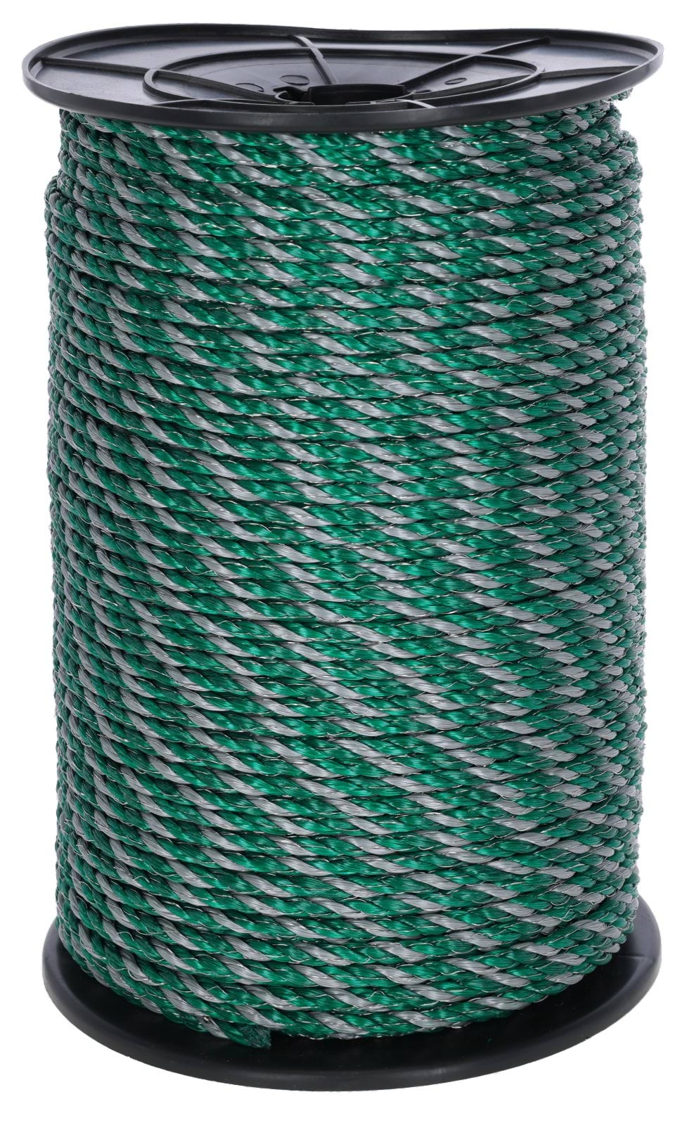 Plecionka ogrodzeniowa linka 6mm 200m zielono-szara 6 przewodników | 442815-RE