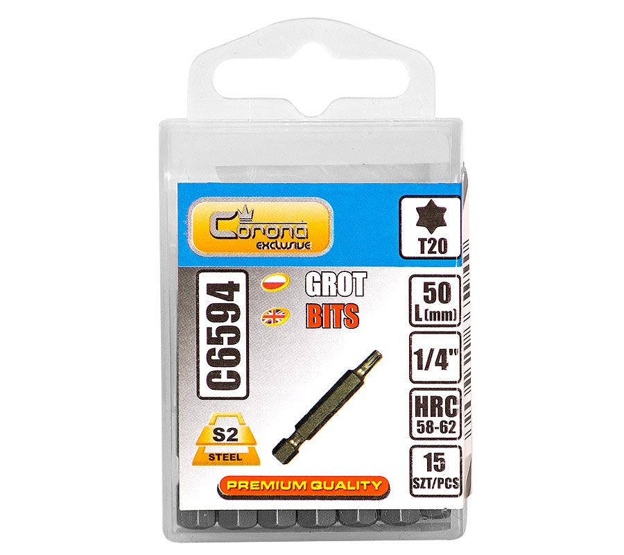 Grot bit torx TX długi 15x50 | C6593 - Centrum Techniczne Gałązka