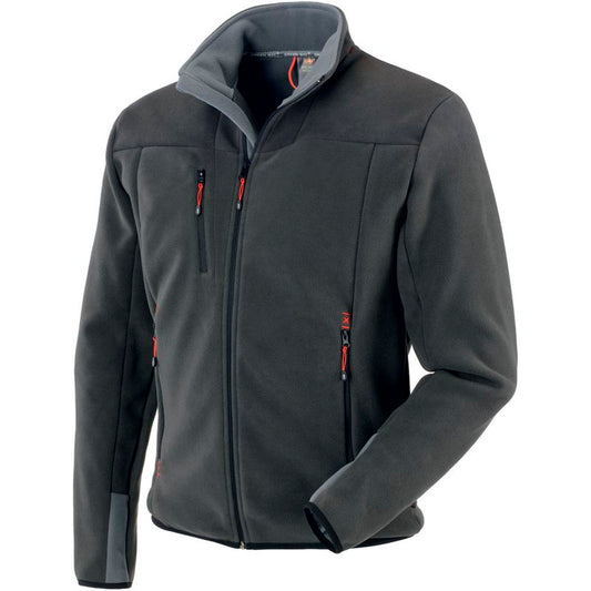 Kurtka polarowa NAVIS ciemnoszara r.3XL – ciepła, wygodna i trwała na chłodne dni | 455056/XXXL
