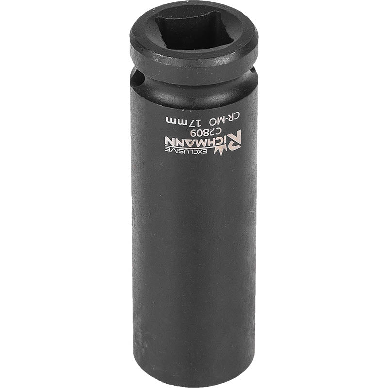 Nasadka 1/2" udarowa długa 6-kątna metryczna Cr-Mo. 17 mm | C2809 - Centrum Techniczne Gałązka