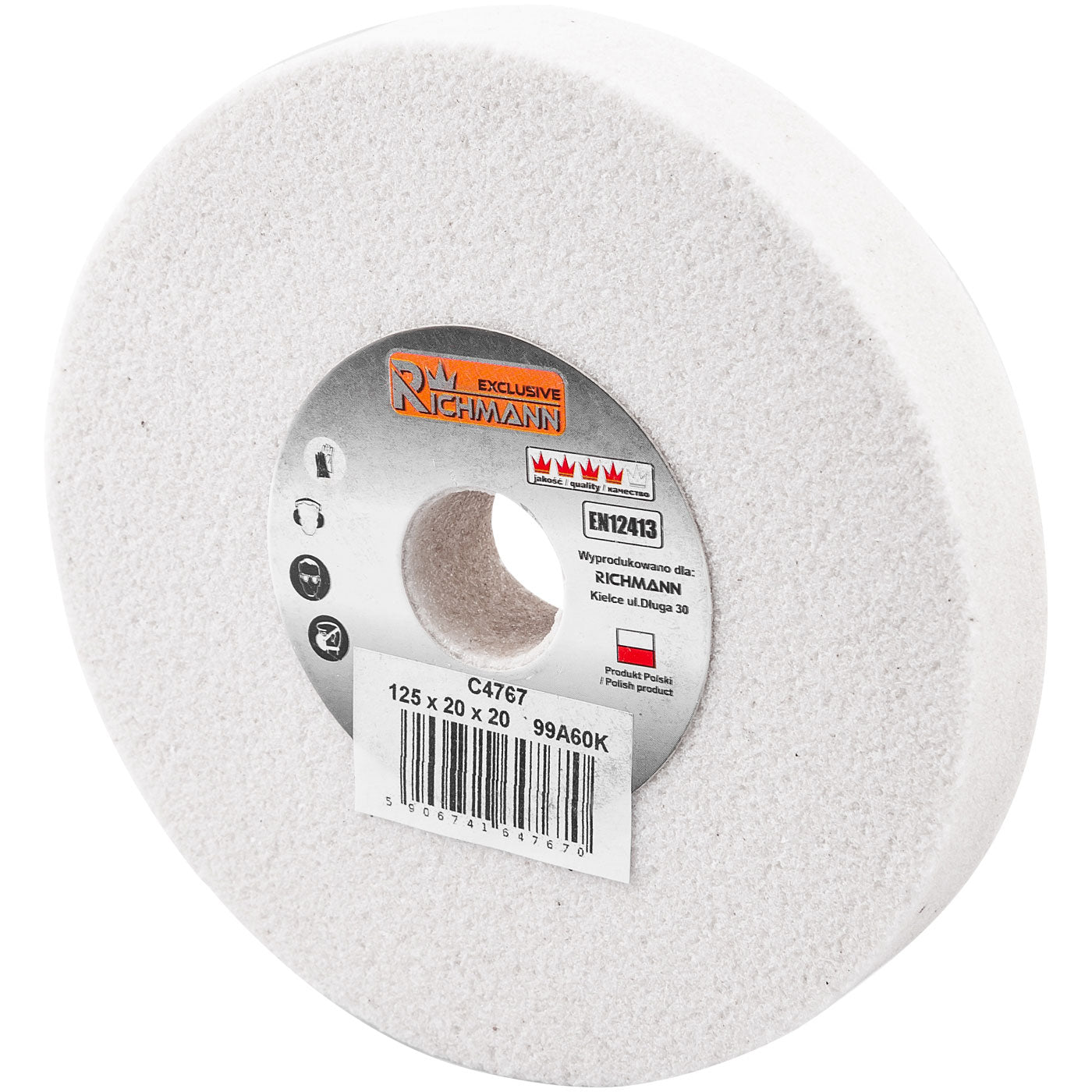 Ściernica ceramiczna biała 125x20x20 | C4767 - Centrum Techniczne Gałązka